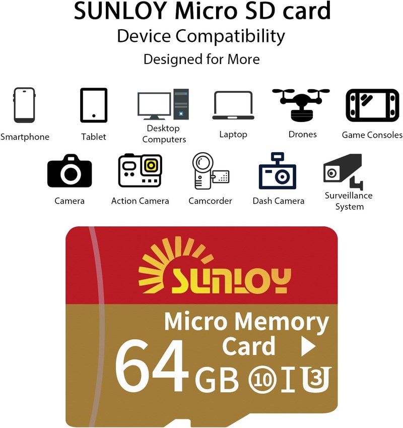 Sunloy SD2Vita 6.0 PS Vita Memory Card Adapter with 64GB Micro SD Card, High Speed microSDHC UHS-I Flash Memory Card with PSV Micro SD Card Adapter for PSV 1000/2000 PSTV FW 3.60 HENkaku Enso System - Image 5